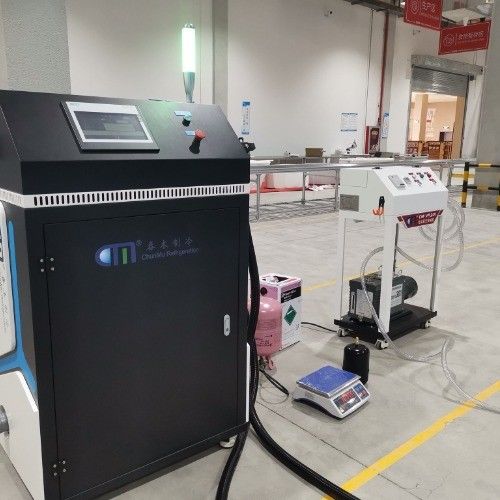 R1233ZD R290 R410A Freon Gas Injecting Vacuum Machine